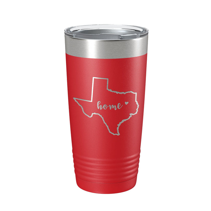 Texas Tumbler Home State Travel Mug Insulated Laser Engraved Map Coffee Cup 20 oz-10