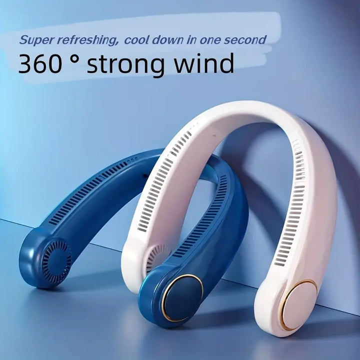 USB Portable Leafless Hanging Neck Fan (1pc)