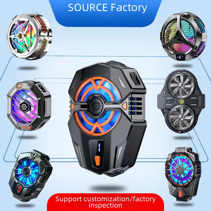 Magnetic Back Clip Phone Cooler with Digital Display