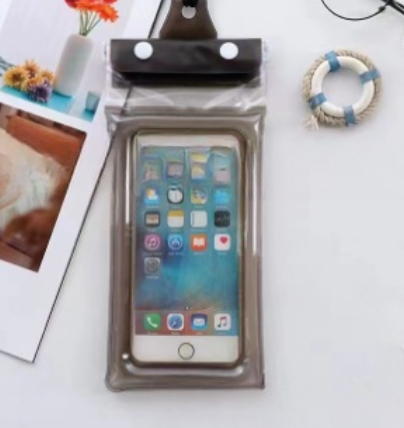 Three-Fold Waterproof Phone Bag for Swimming, Touchscreen
