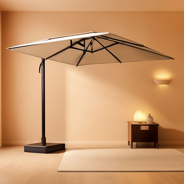Cantilever Patio Umbrella 9 By 11.5 Feet 360 Rotation-0