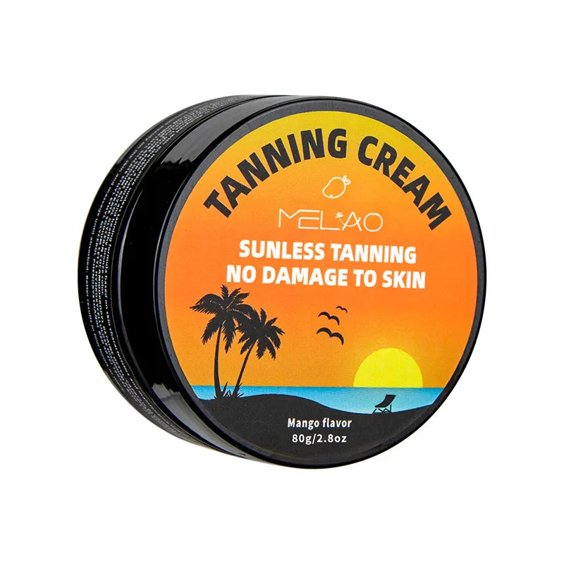Bronze Wheat Skin Tone, Sun Tanning Cream, moisturized and nourished, Infused with coconut