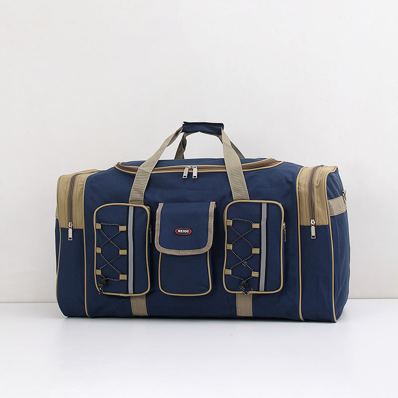 Foldable Canvas Travel Bag with Large Capacity