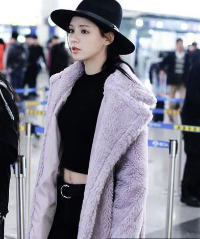 Long Cashmere Lamb Winter Coat