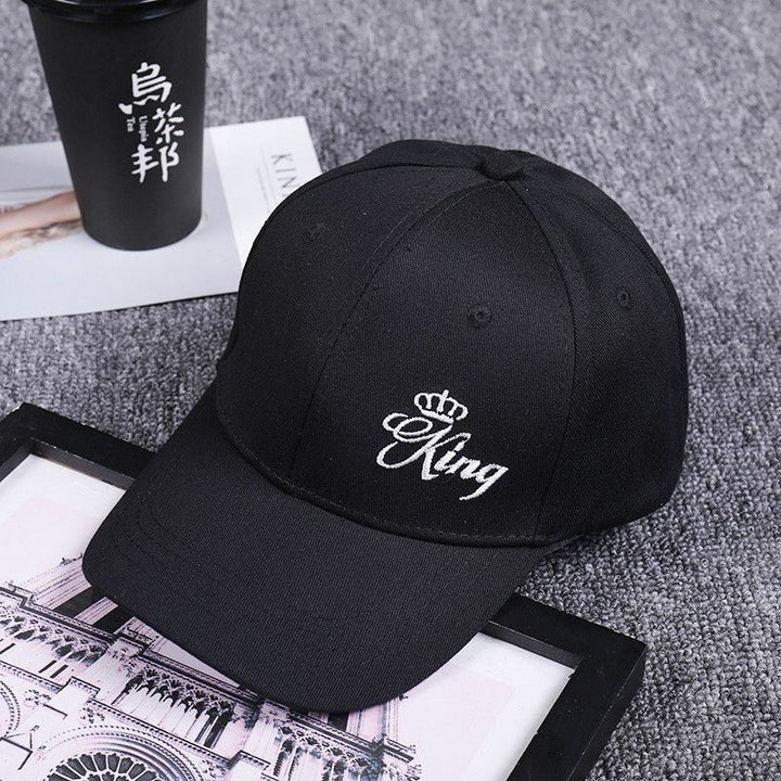 King N Queen Crown Embroidered Baseball Caps Set