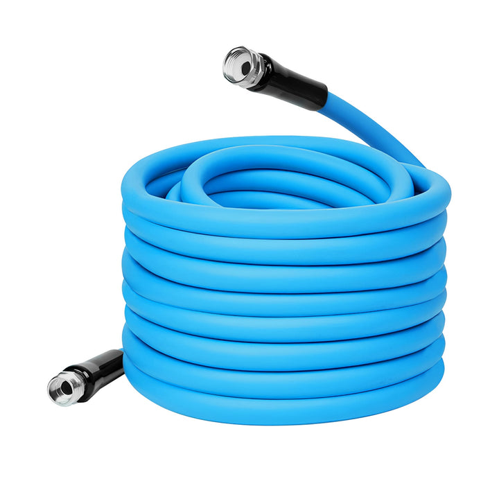 25FT-50FT Options -- 1Pc Non-Expanding Flexible Garden Hose Heavy Duty PVC Water Hose Leak-Resistant Kink-Free All-weather Burst 500PSI