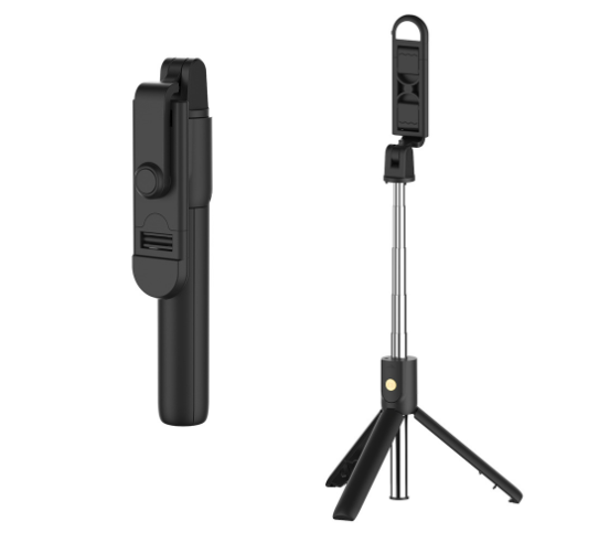 Bluetooth Selfie Stick for Phones - Tripod &amp; Holder