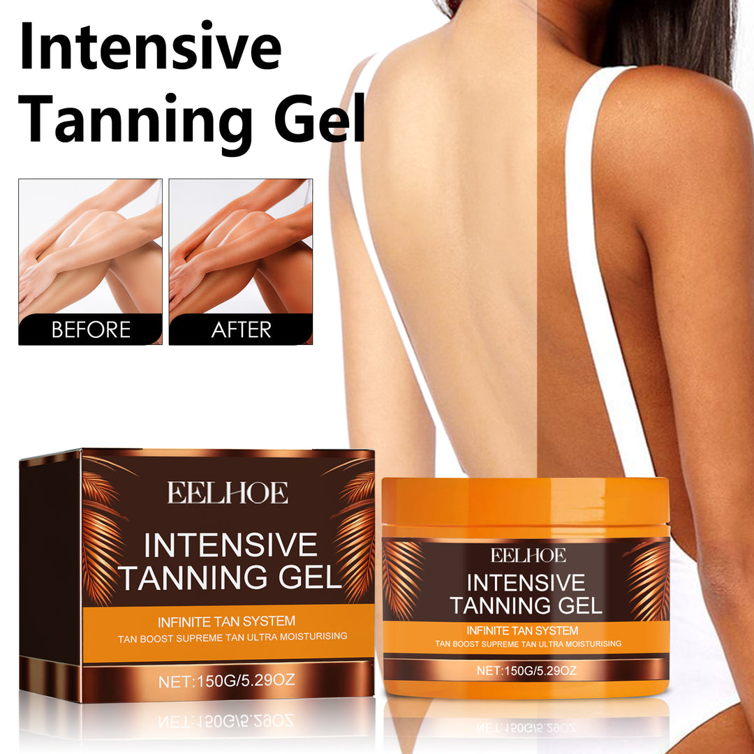 EELHOE Intensive Tanning Gel | Light &amp; Non-Greasy Beach Tanning Formula