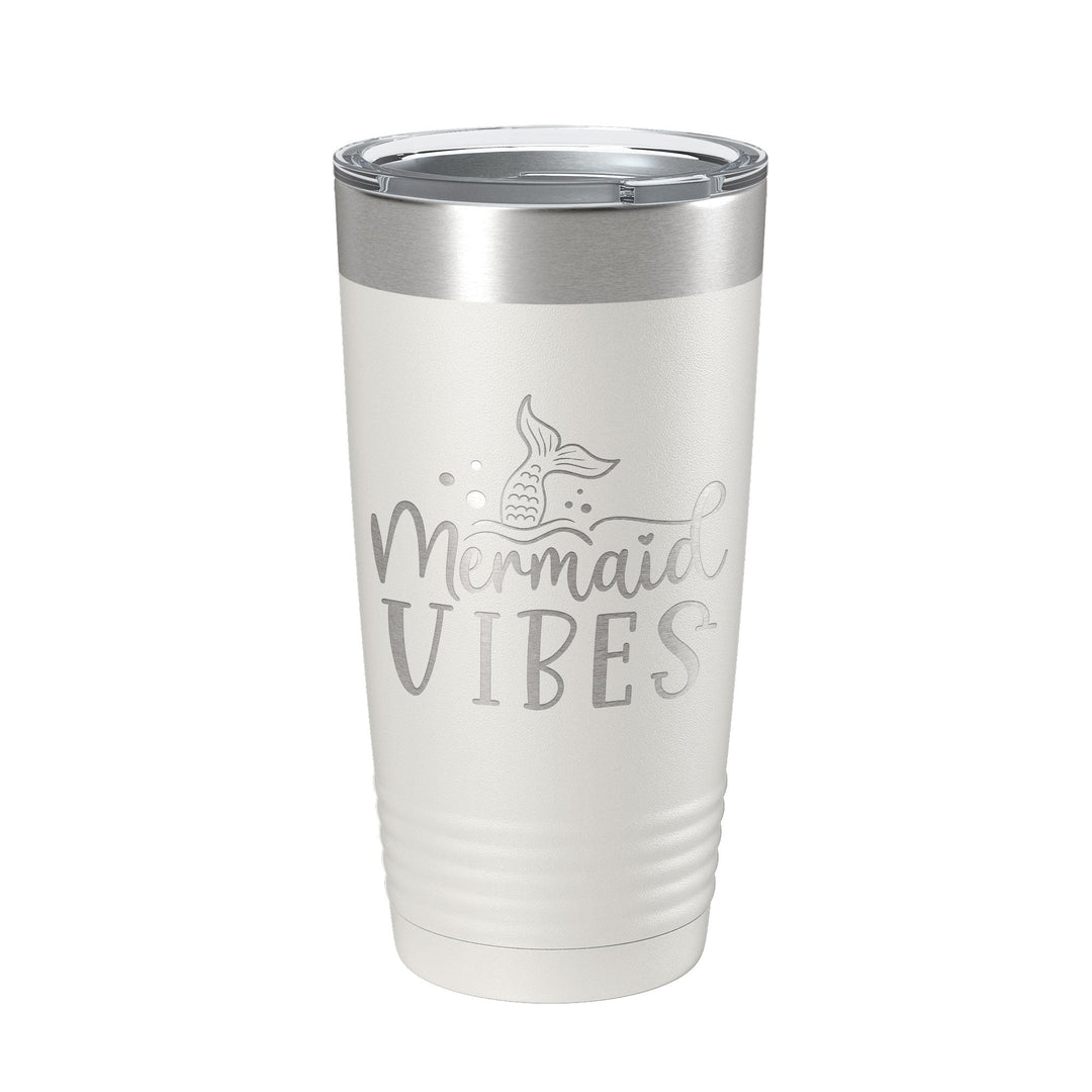Mermaid Vibes Tumbler Travel Mug Insulated Laser Engraved Coffee Cup 20 oz-7