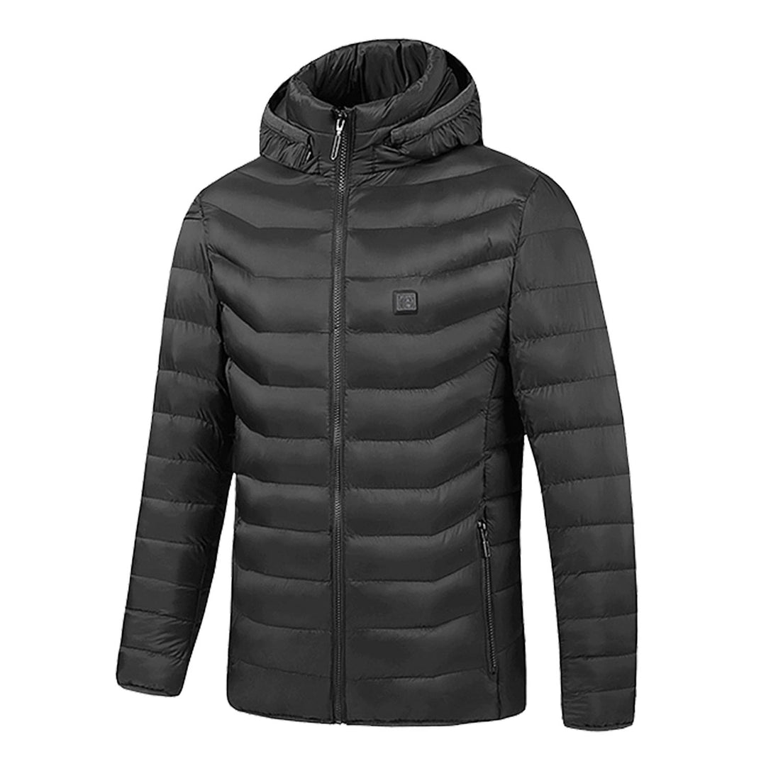 USB Heated Jacket – 8 Heating Zones, Detachable Hood