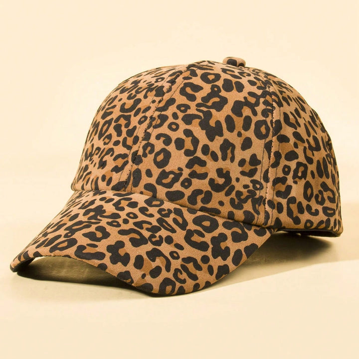 Leopard Print Baseball Cap – Women&