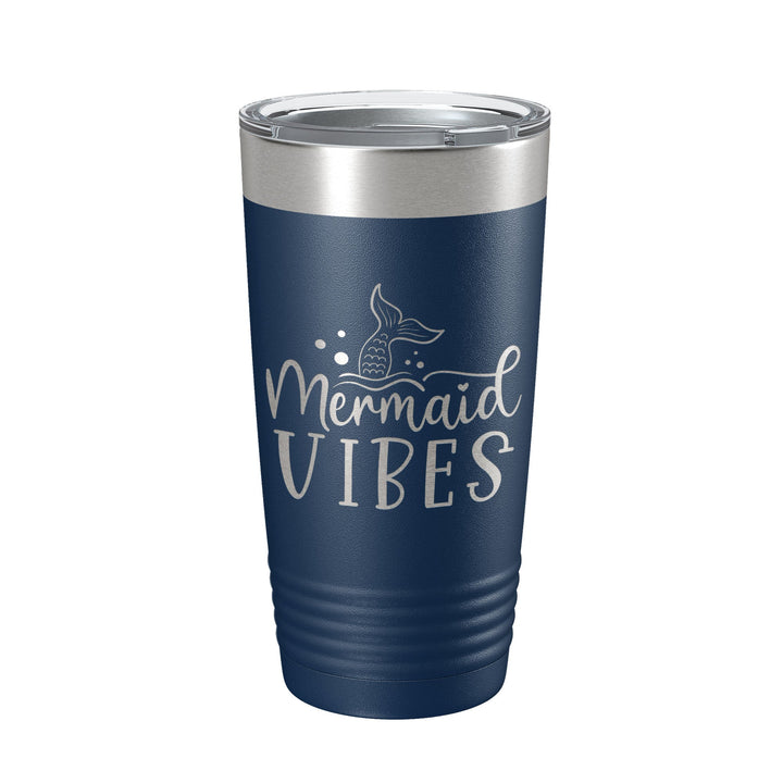 Mermaid Vibes Tumbler Travel Mug Insulated Laser Engraved Coffee Cup 20 oz-8