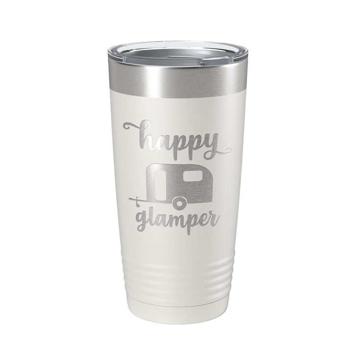Happy Glamper Tumbler Travel Mug Insulated Laser Engraved Coffee Cup 20 oz-1
