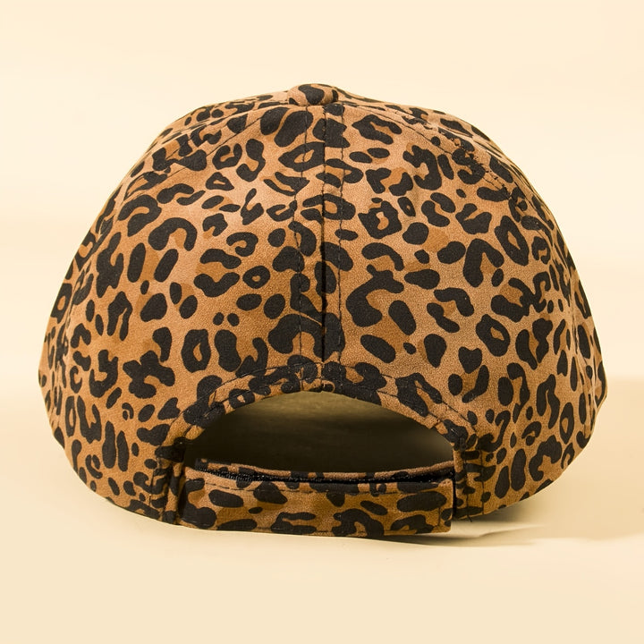 Leopard Print Baseball Cap – Women&