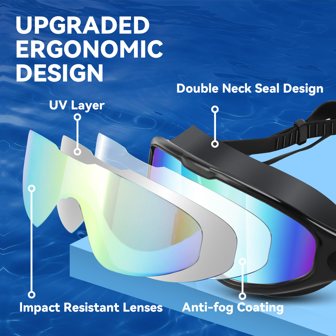 Swimming Goggles Set – 2 Pairs