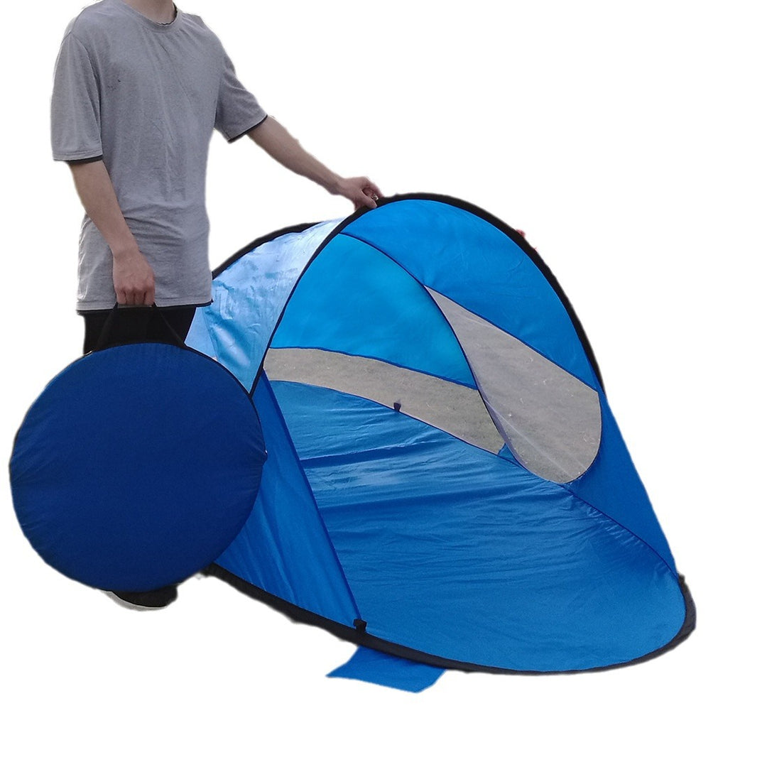 Automatic Pop-Up Beach Shade Tent and UV Protection