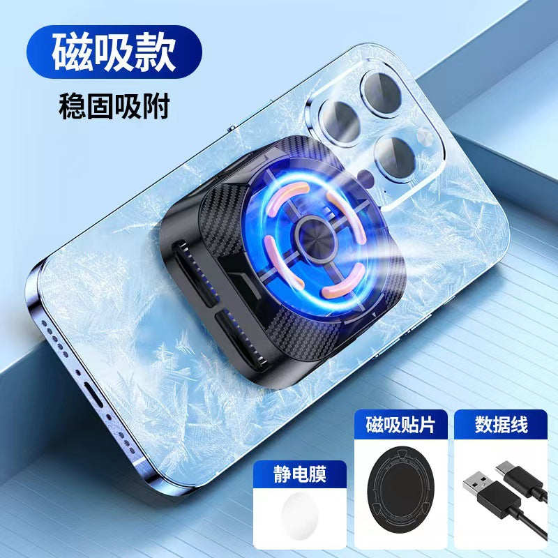 Magnetic Back Clip Phone Cooler with Digital Display