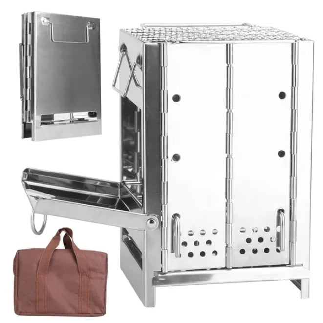 Portable Backpack Camping, Hiking, Picnicking, Barbecue, Outdoor Cooking Utensils