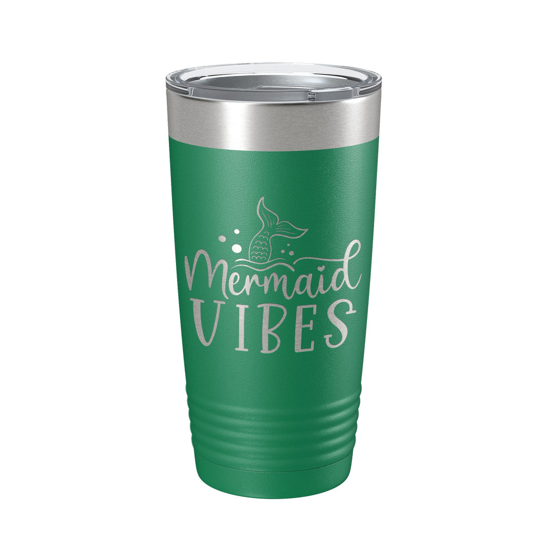 Mermaid Vibes Tumbler Travel Mug Insulated Laser Engraved Coffee Cup 20 oz-9