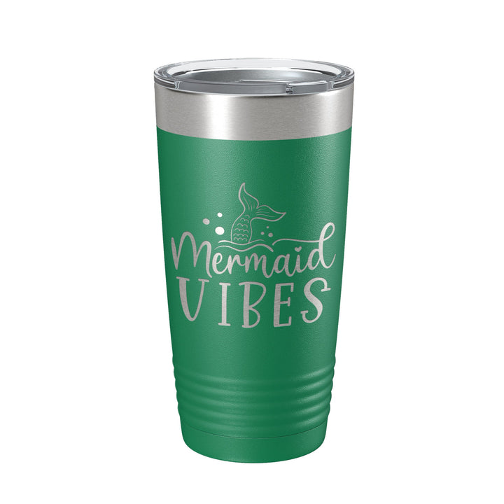Mermaid Vibes Tumbler Travel Mug Insulated Laser Engraved Coffee Cup 20 oz-9