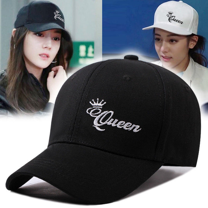 King N Queen Crown Embroidered Baseball Caps Set